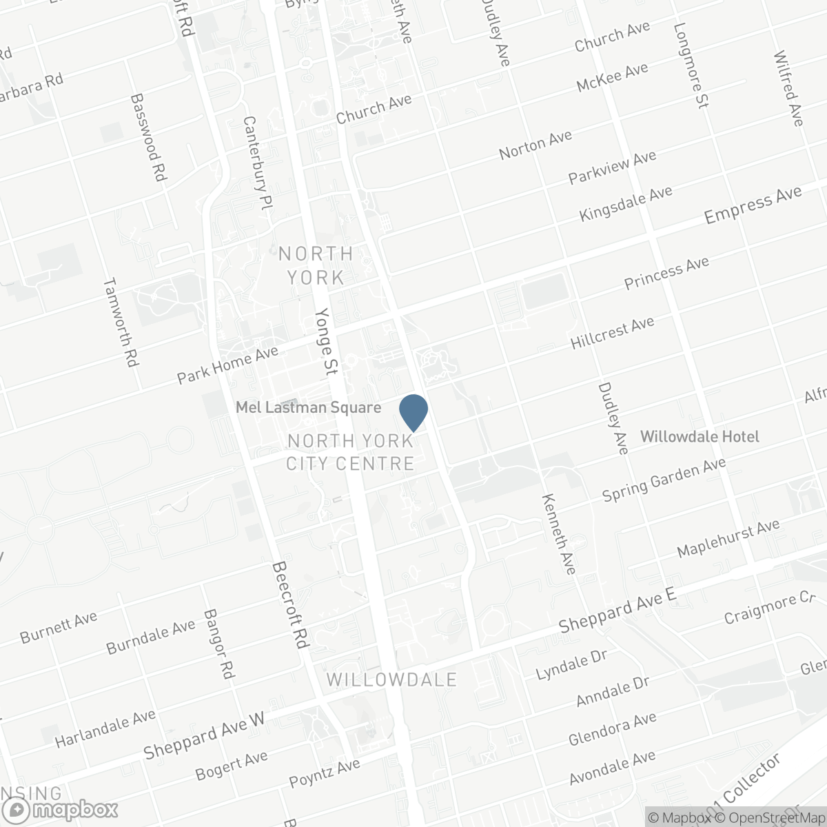 1407 - 188 DORIS AVENUE, Toronto, Ontario M2N 6Z5